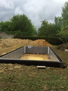 Construction de piscine béton