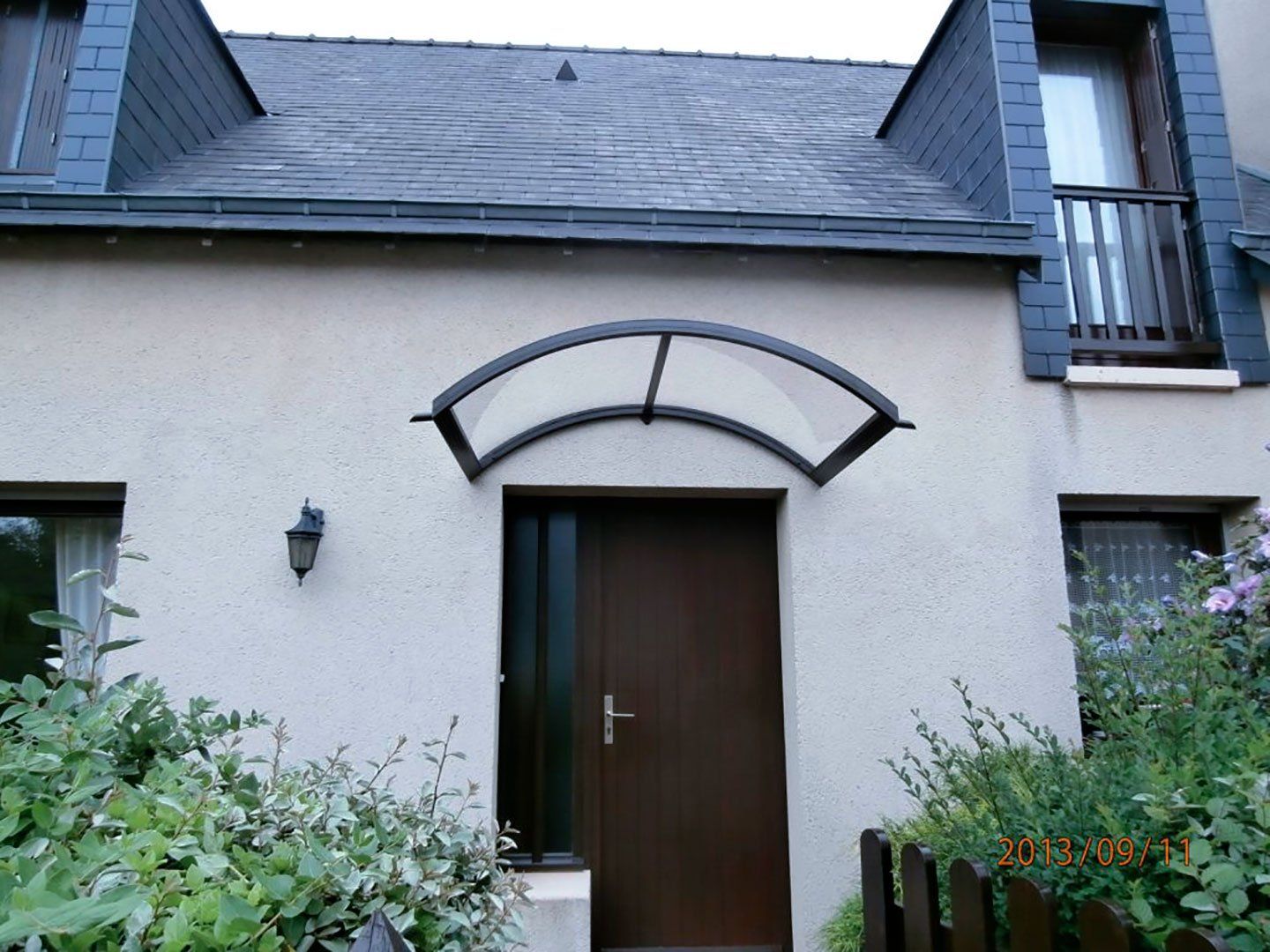 Marquise en aluminium