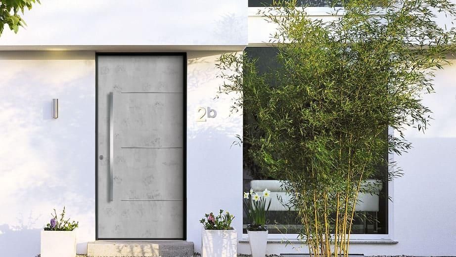 Portes d'entrée en PVC