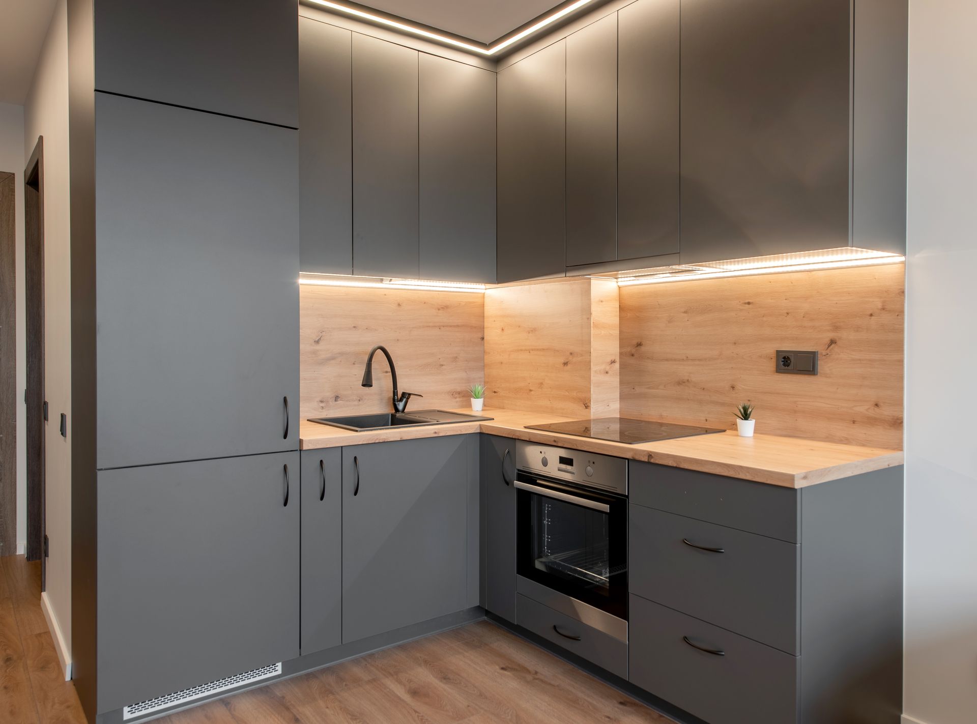 Création d'une cuisine minimaliste