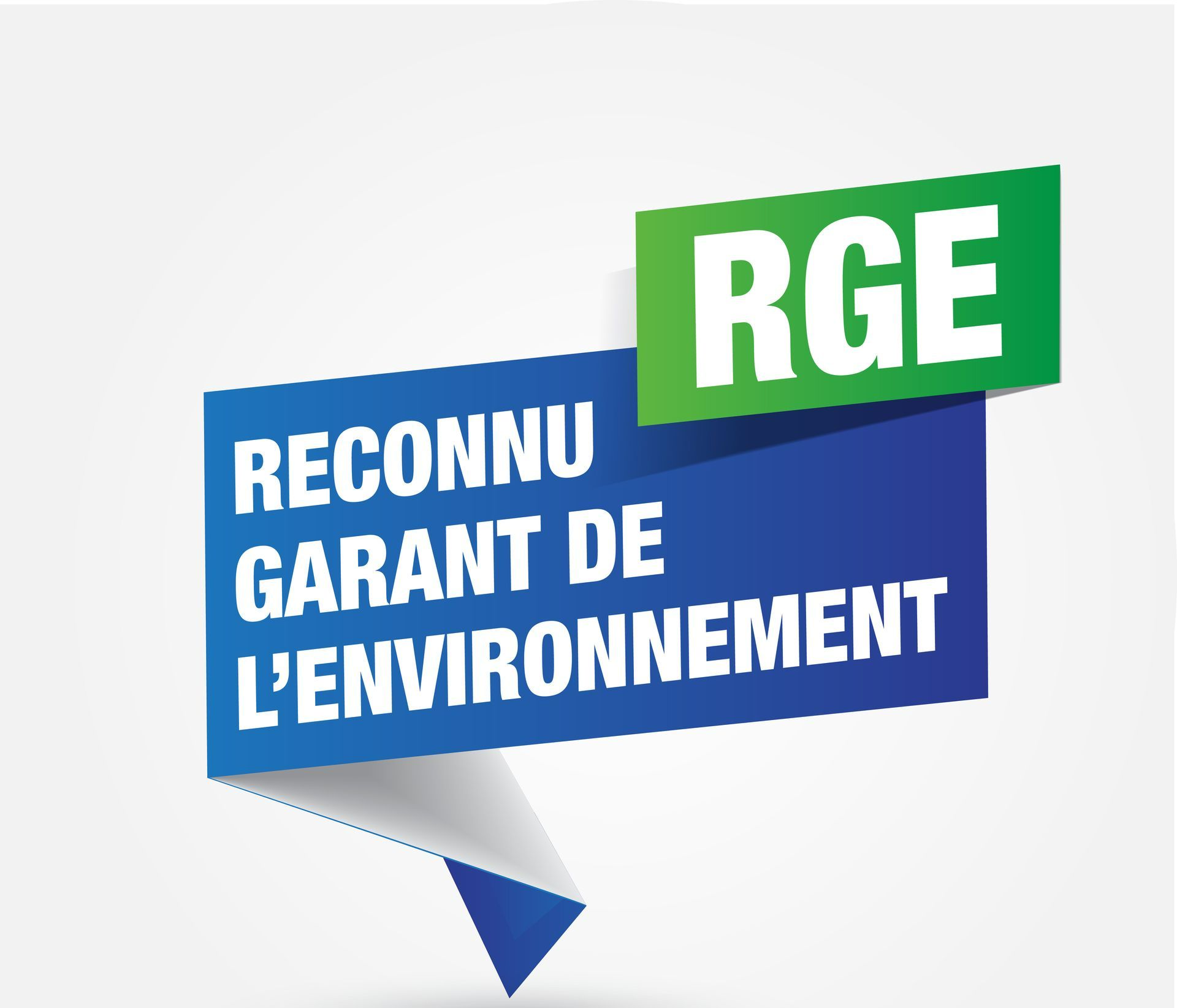 Logo RGE : Reconnu Garant de l'Environnement