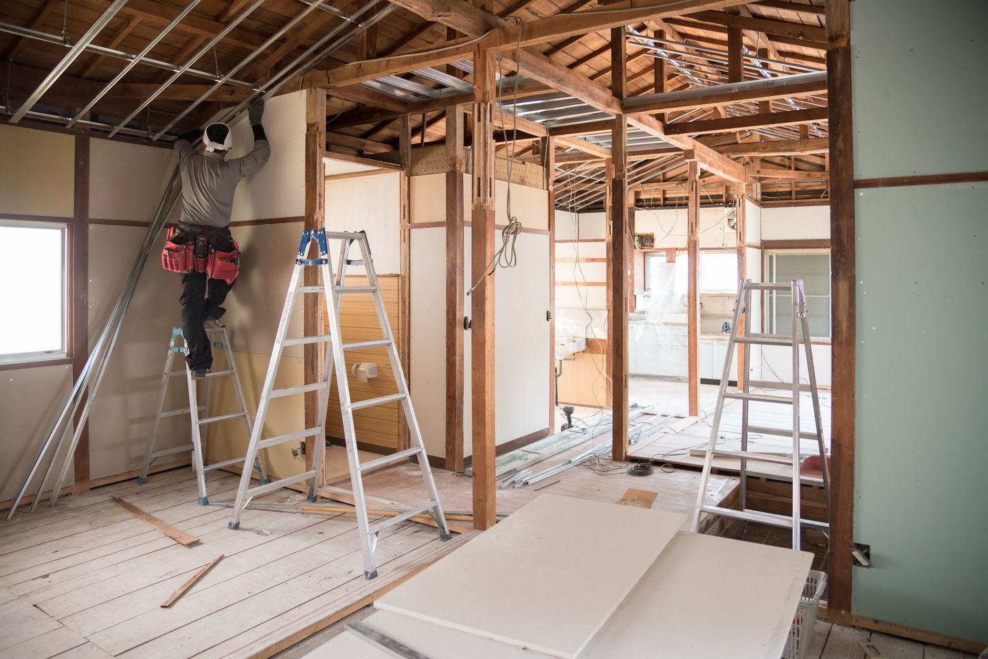 Rénovation intérieure afin d'isoler davantage le logement