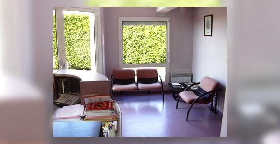 Salle d'attente du cabinet