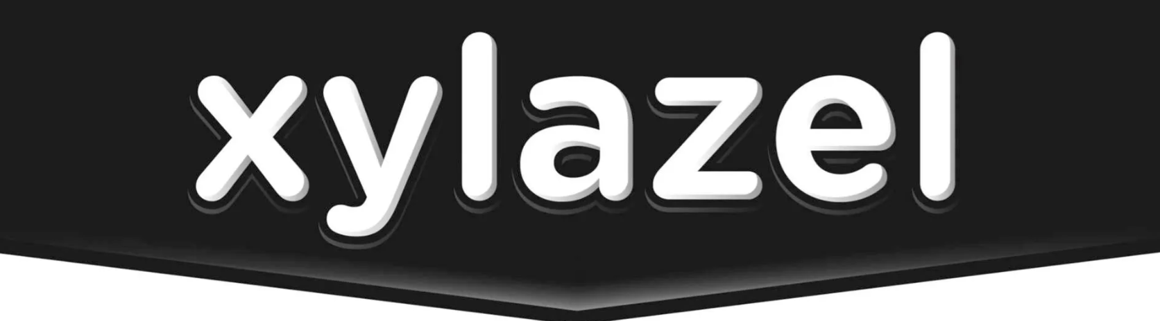 La palabra xylazel está escrita en blanco sobre un fondo negro.