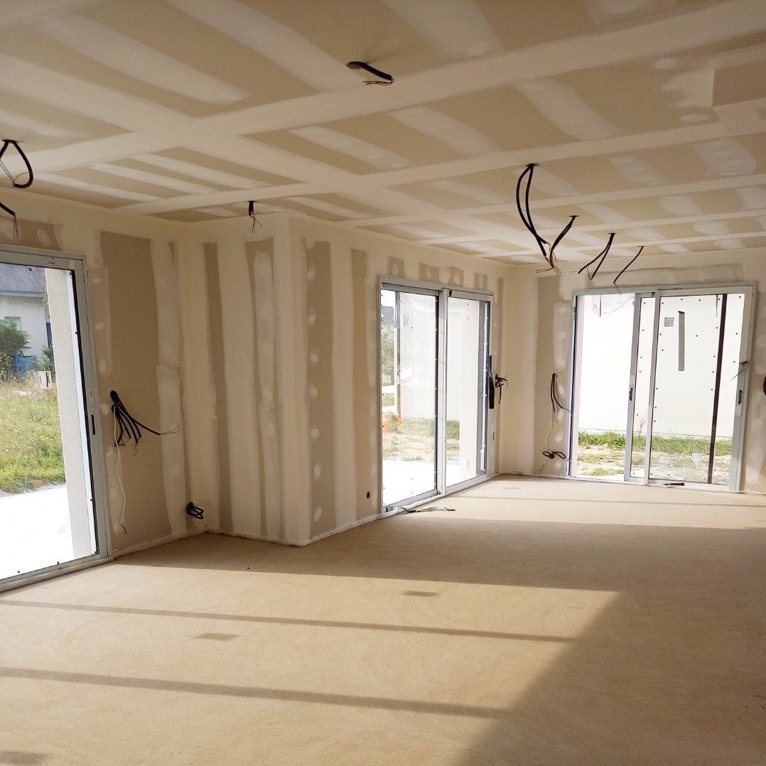 Travaux de plâtrerie