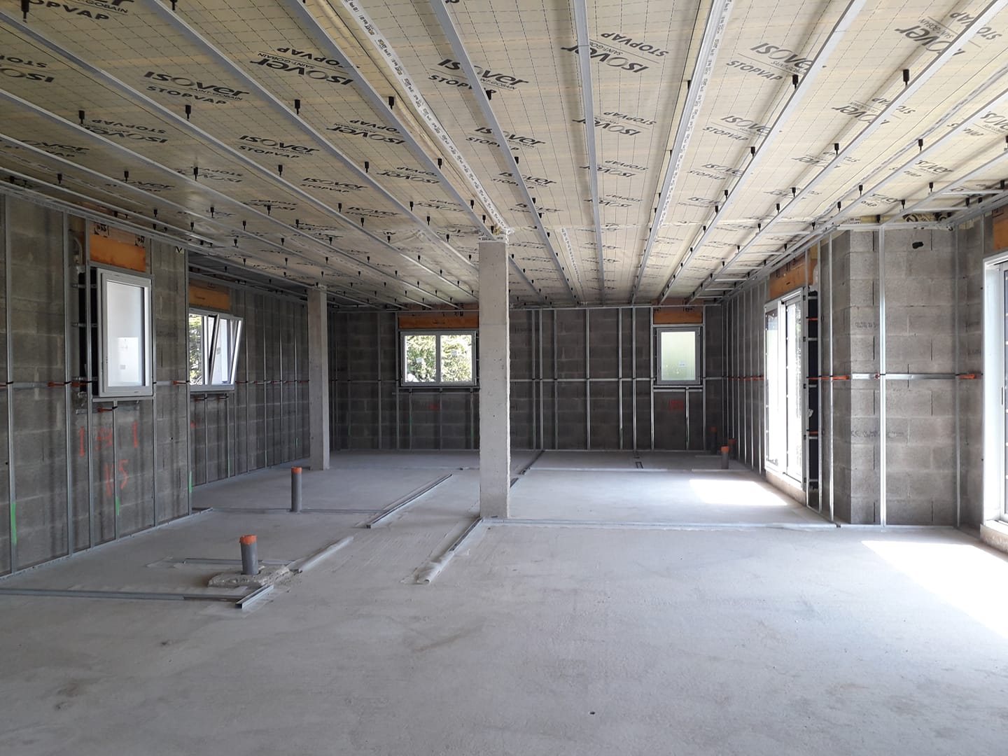 Travaux d'isolation intérieure