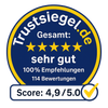 Trustsiegel badge: 