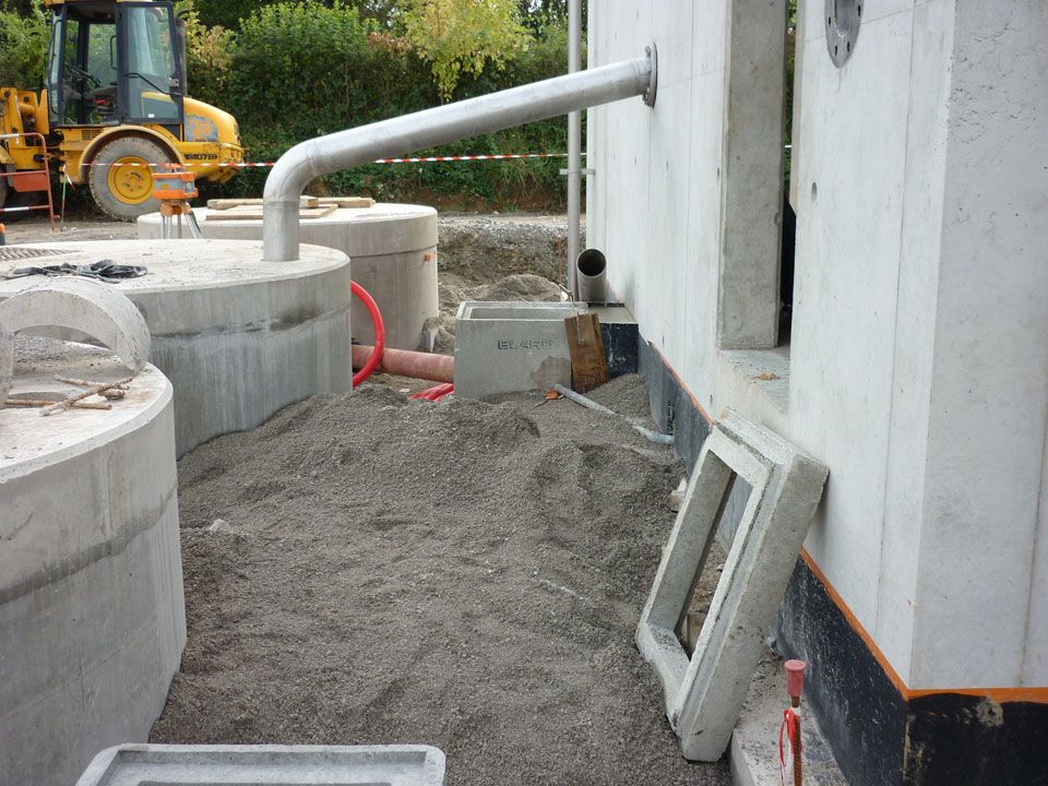 Travaux d'assainissement