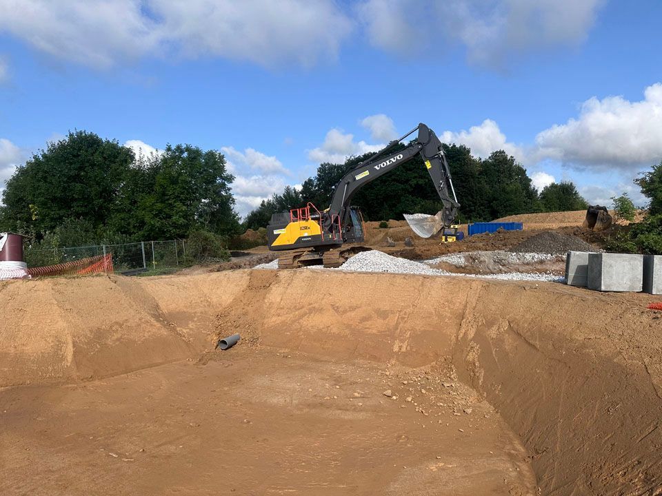 Pelle mécanique en plein travail