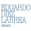 Logo: "EDUARDO DIEZ LARREA" in blue text, "ABOGADO" below.
