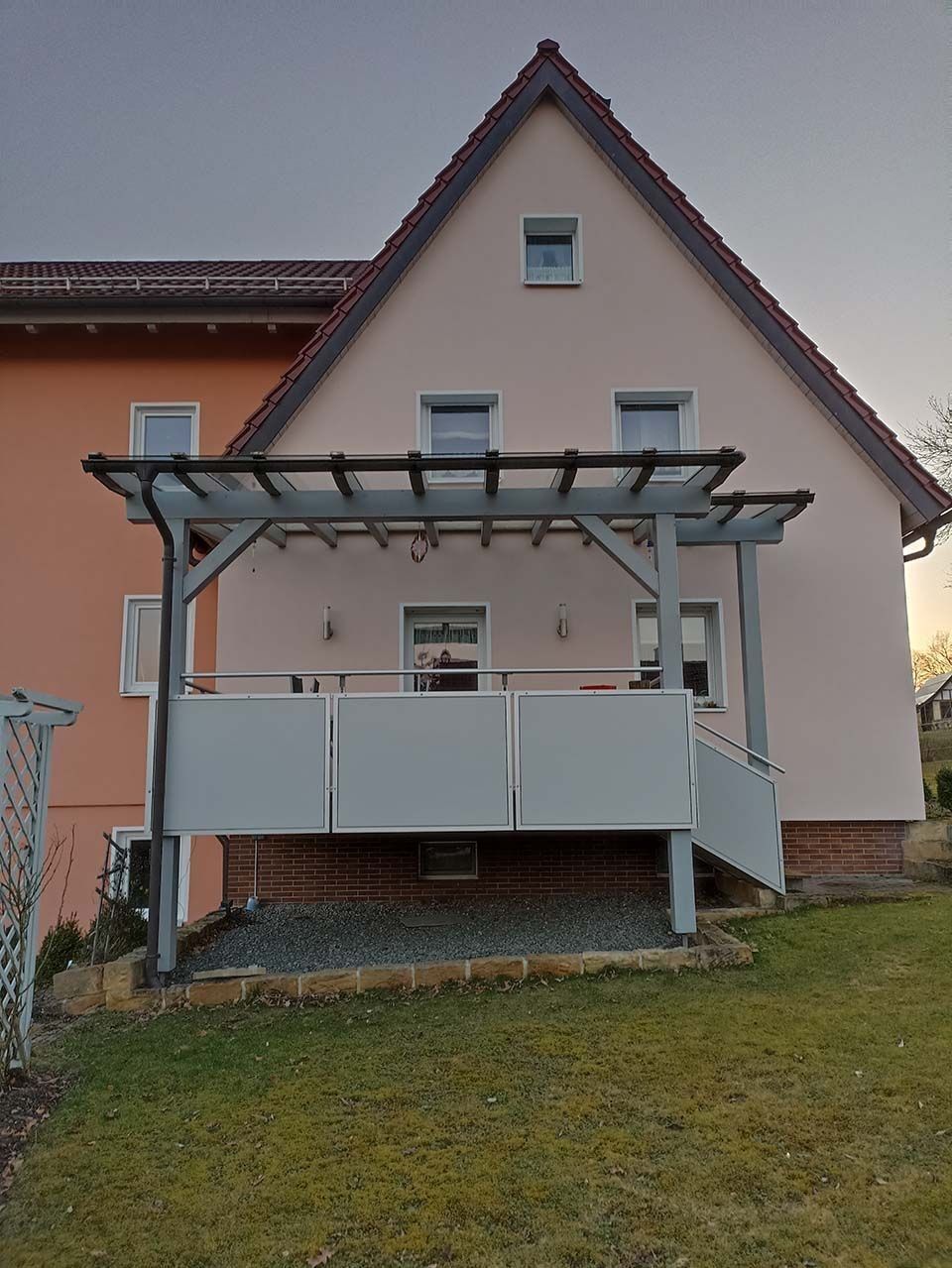 Balkon am Wohnhaus