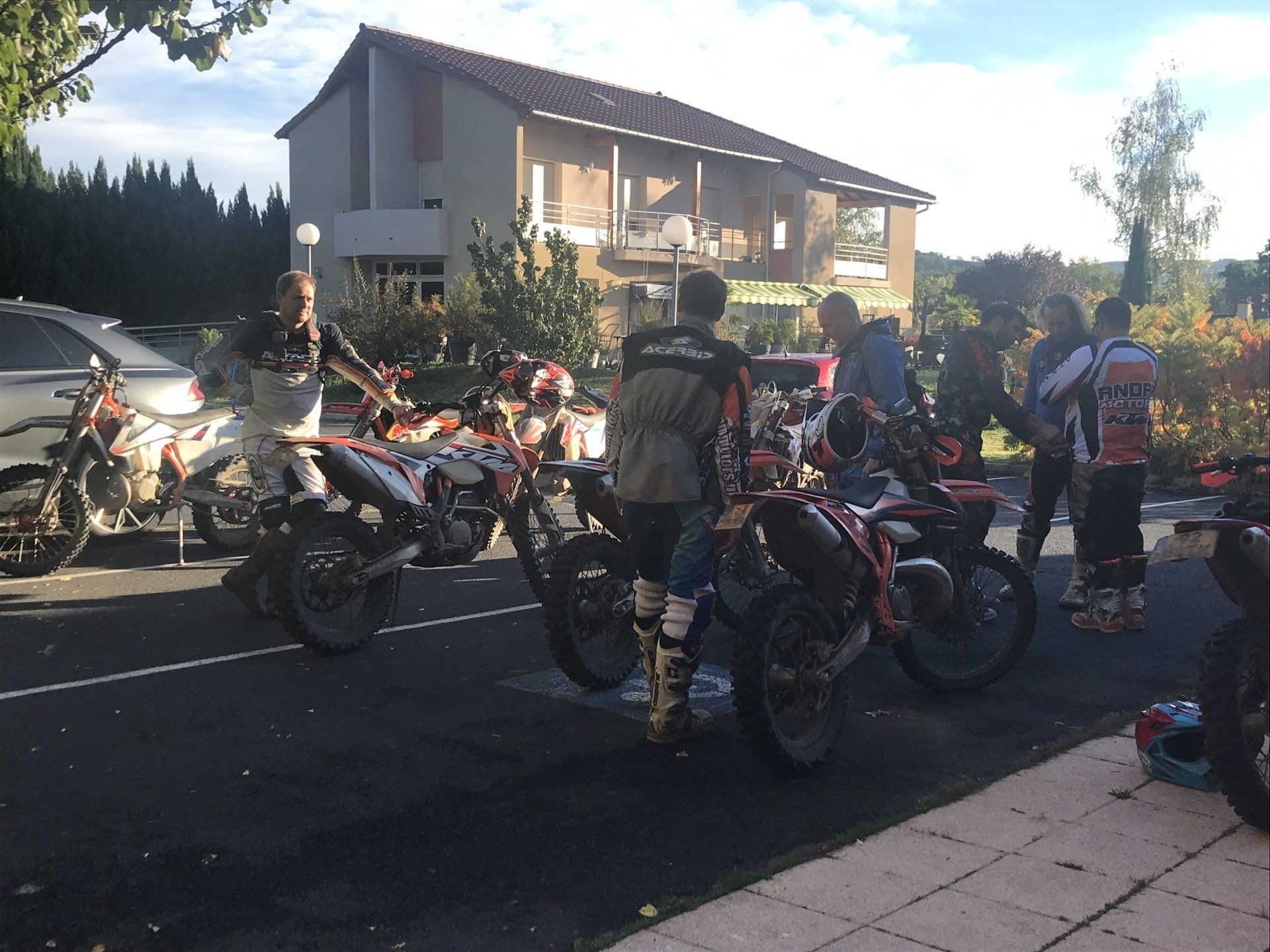 Hébergement motards à l'hôtel