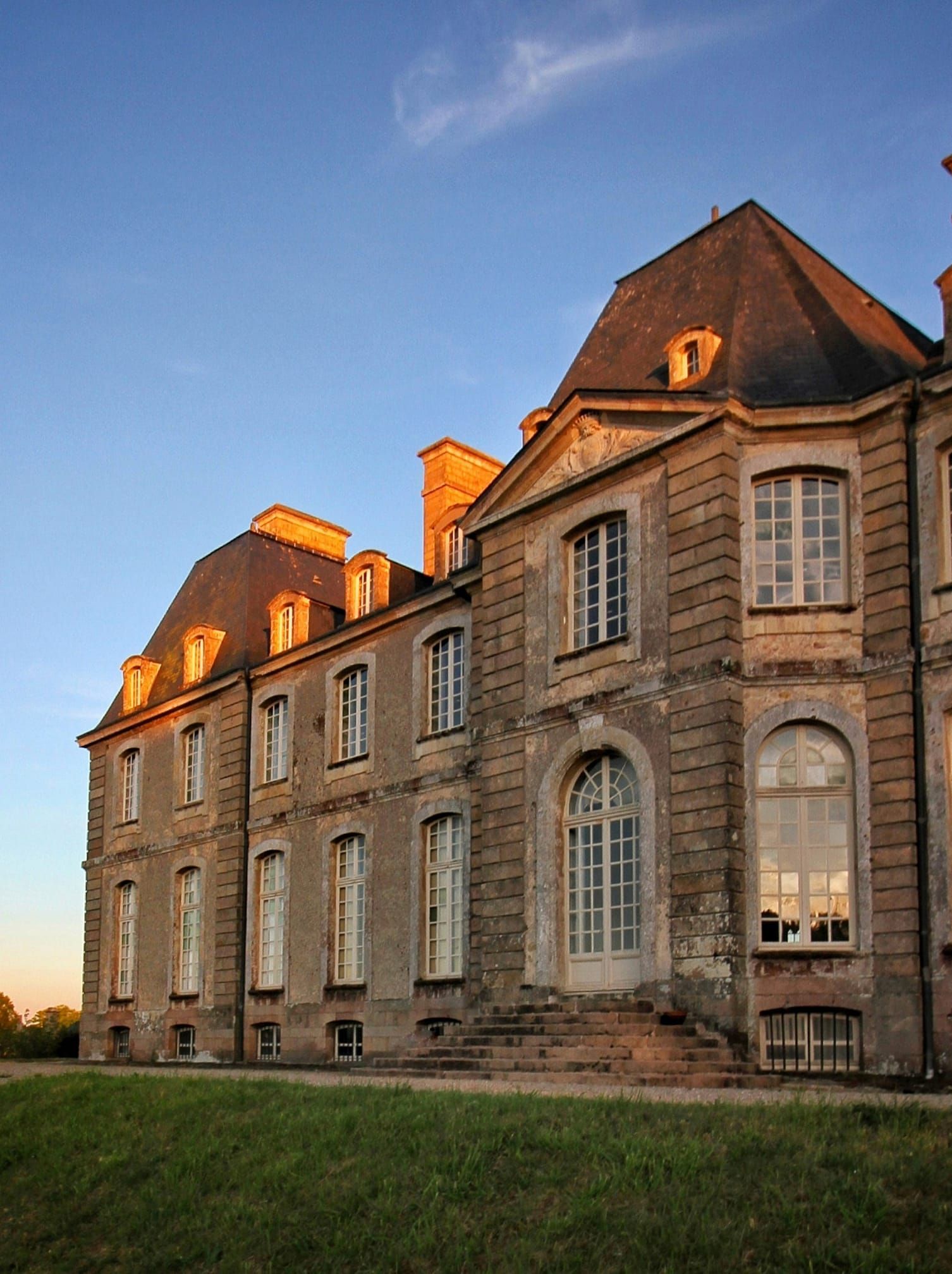 Château au coucher du soleil