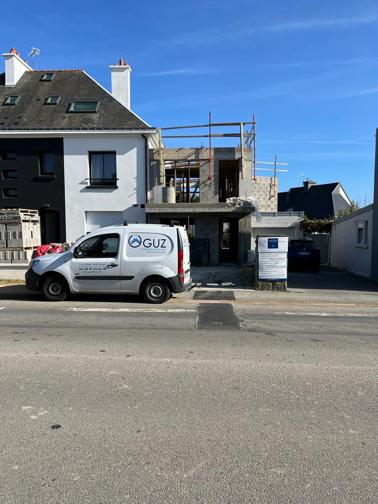 Bâtiment en cours de construction