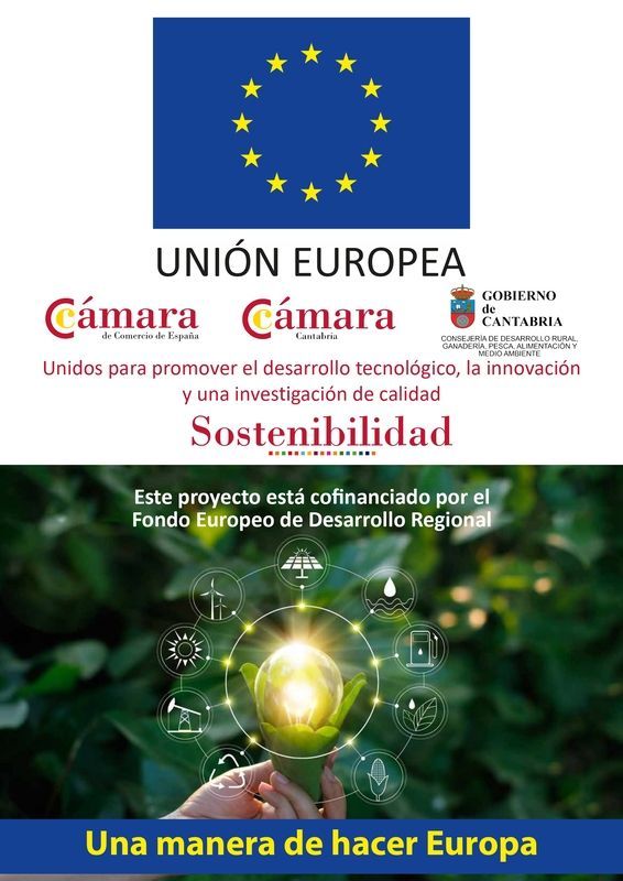 Un cartel con la imagen de una persona sosteniendo una bombilla.