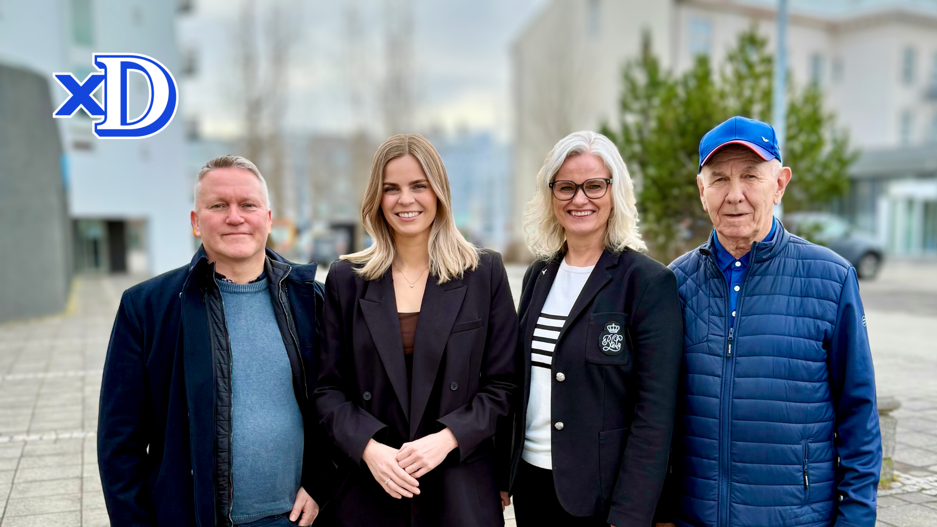 Berglind Ósk oddviti listans ásamt heiðurssætunum