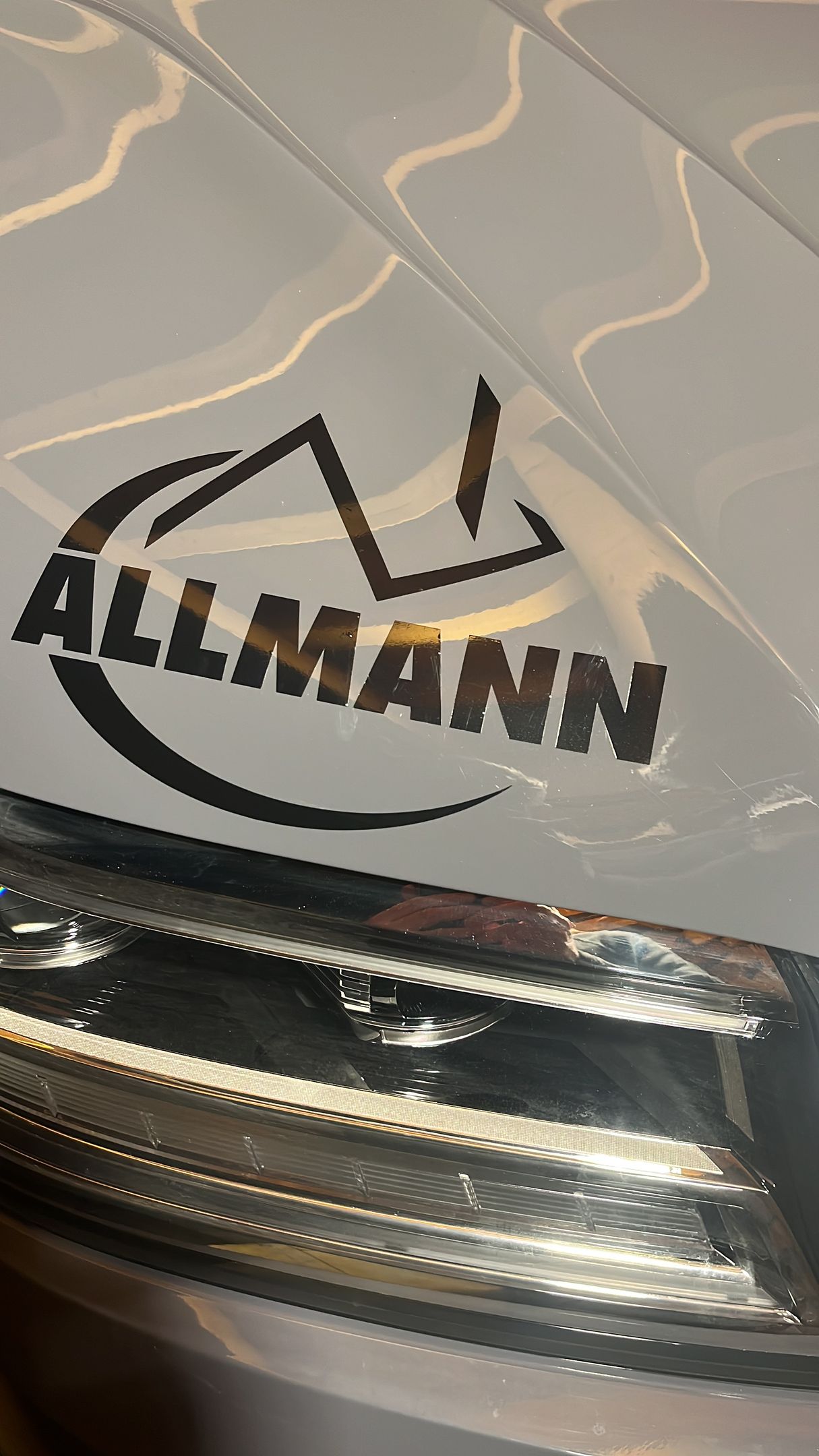 Allmann - Dach Fassade Abdichtung Schild mit Logo