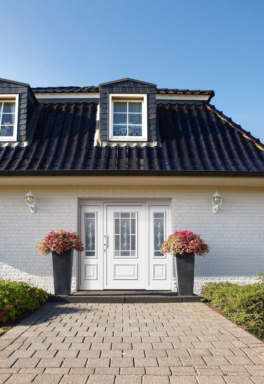 kunststofftür weiß klassisch