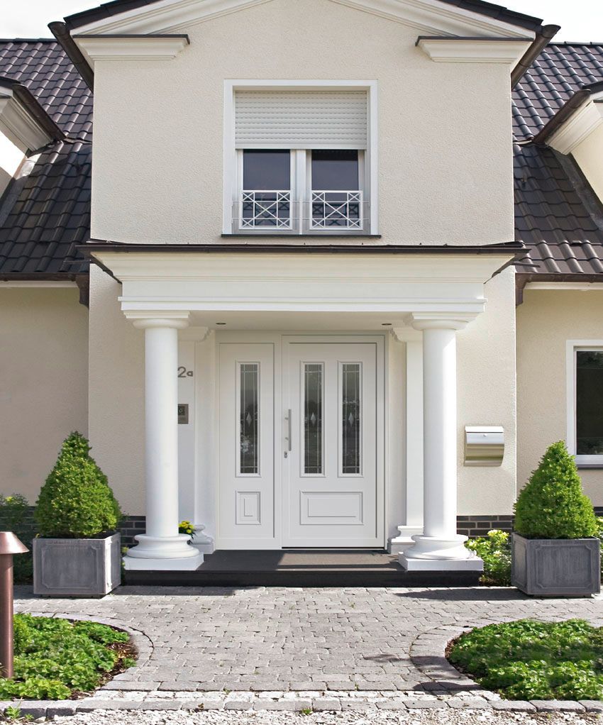 kunststofftür weiß klassisch