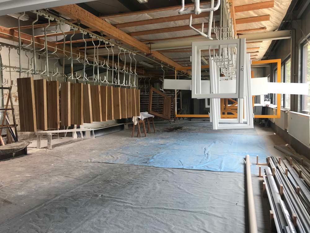 bearbeitungsablauf fensterrahmen