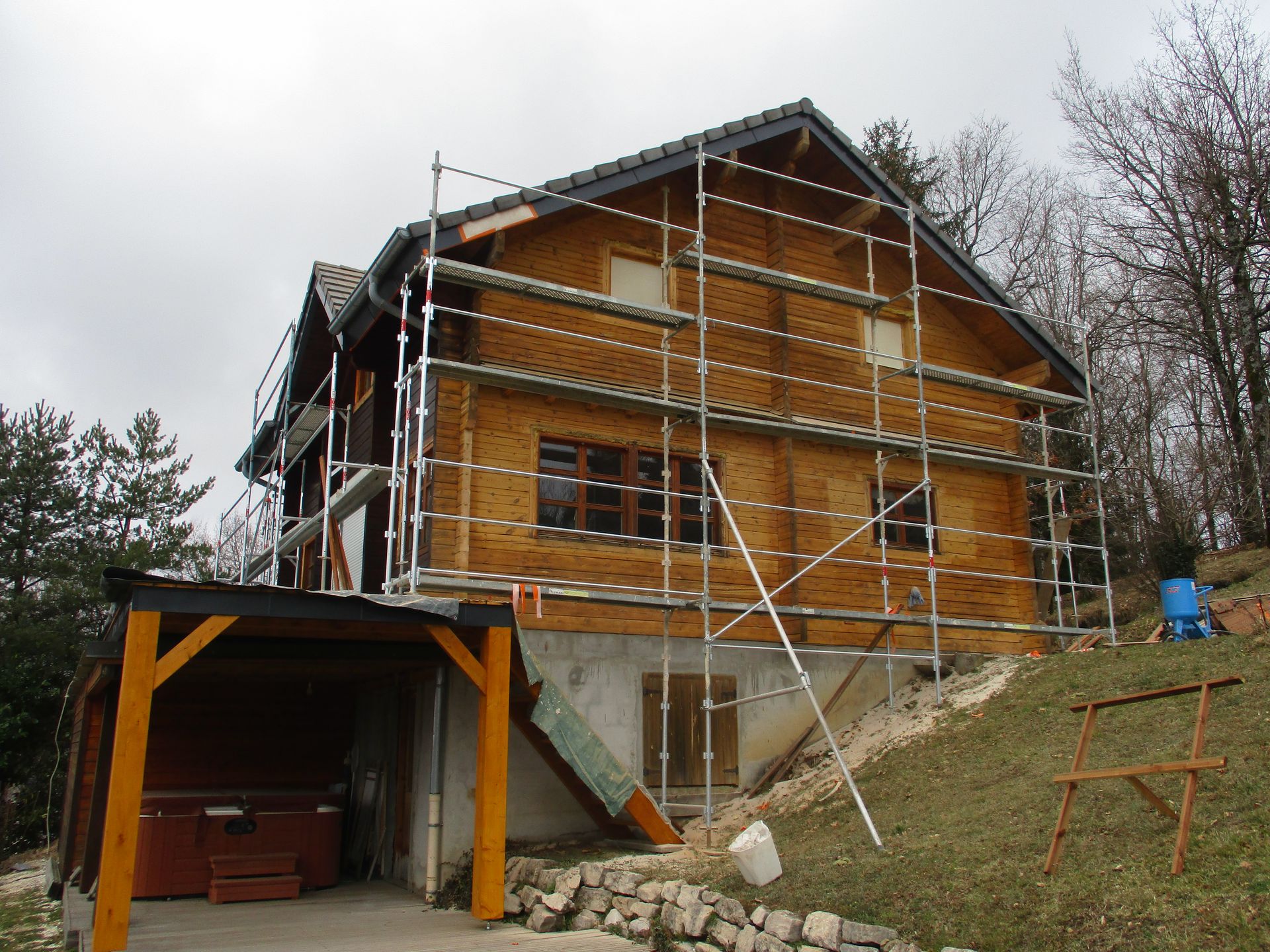 Peinture murs extérieurs