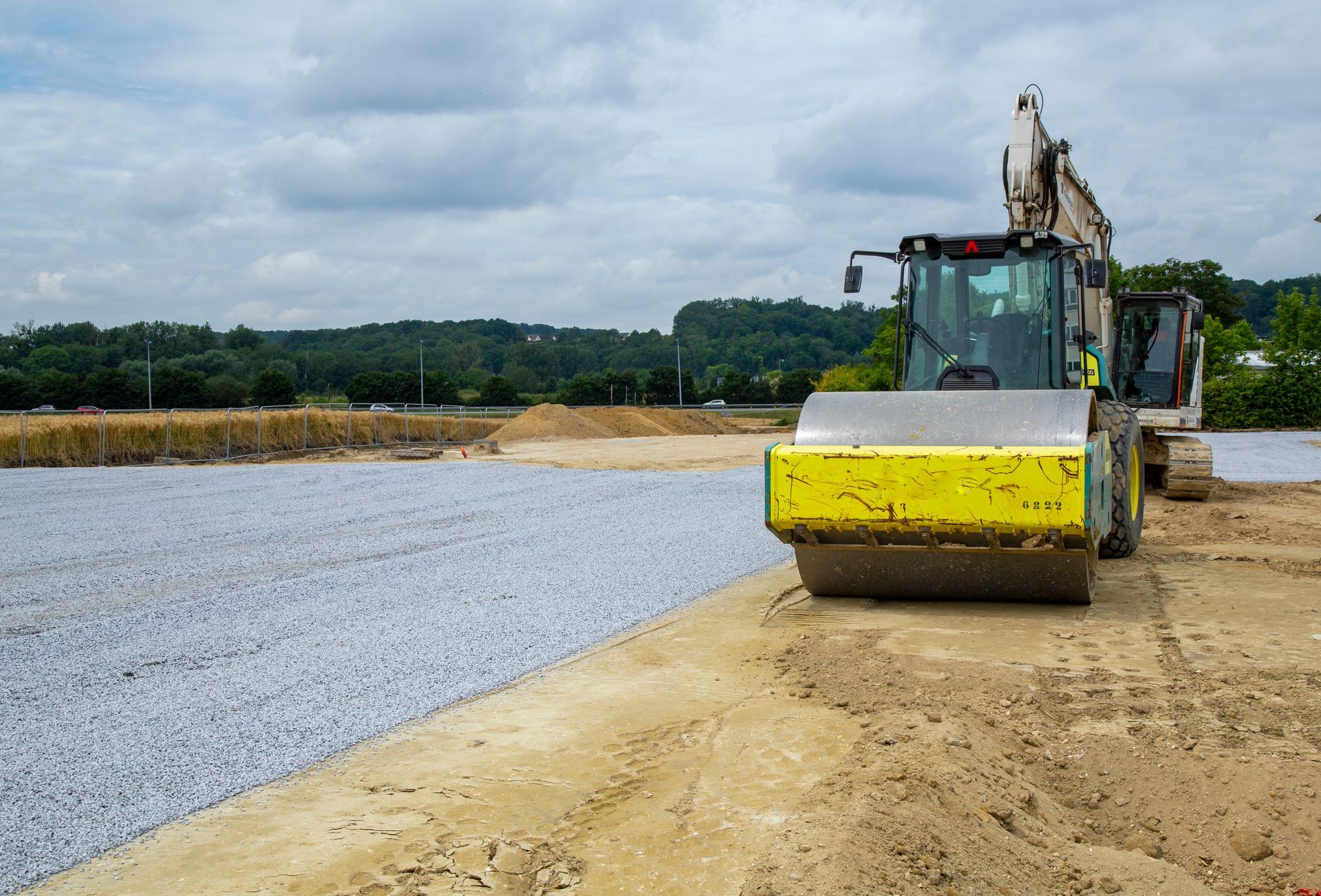 Compresseur pour le terrassement 