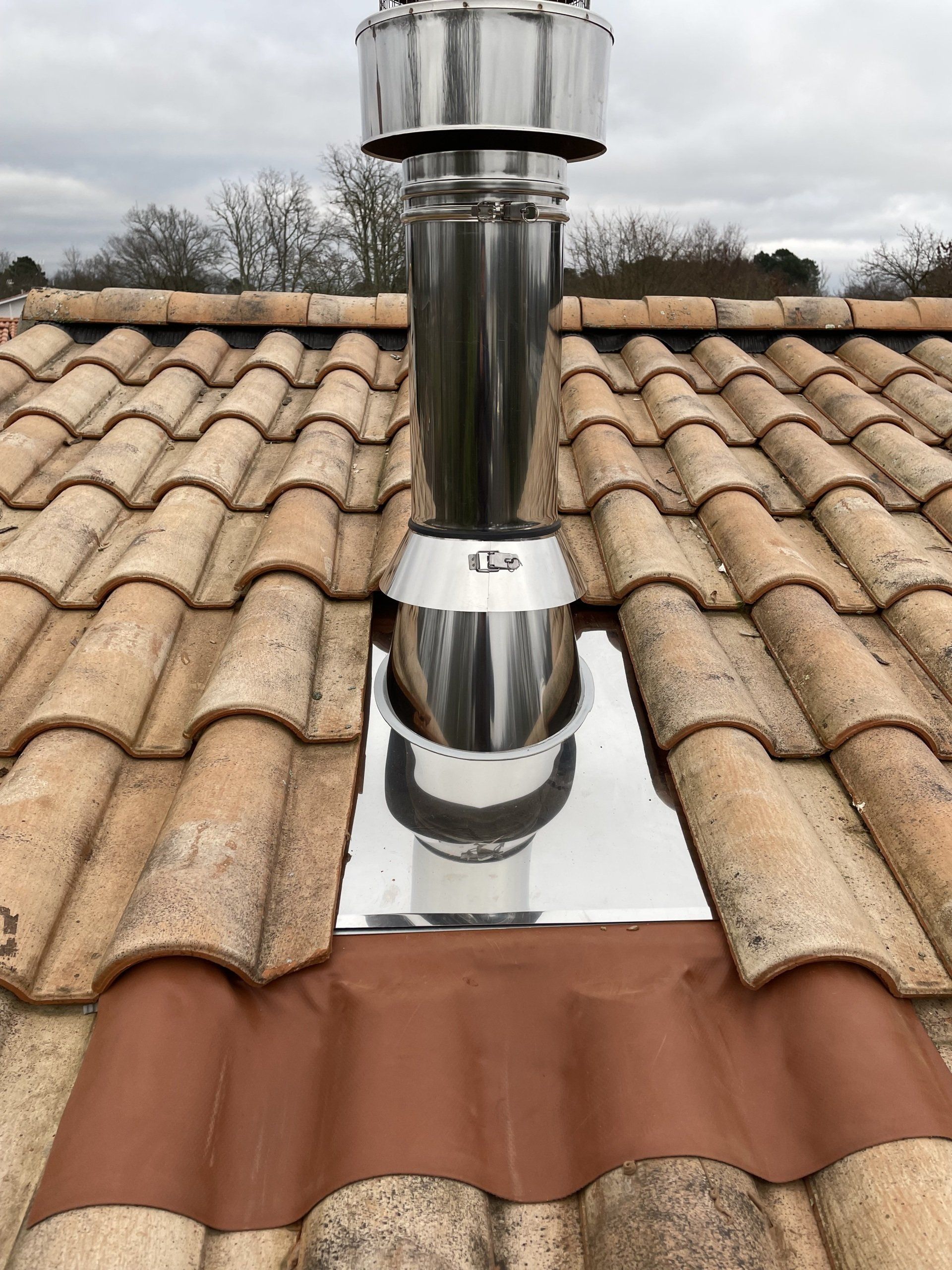 Évacuation d'air zinguerie