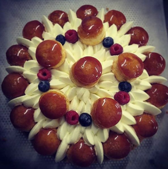 Sésame noir - boulangerie pâtisserie tea room - choux crème