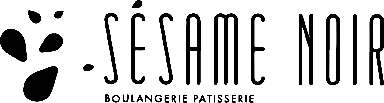 Sésame noir - boulangerie patisserie logo