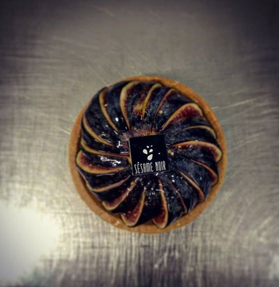 Sésame noir - boulangerie pâtisserie tea room - tartelette figues
