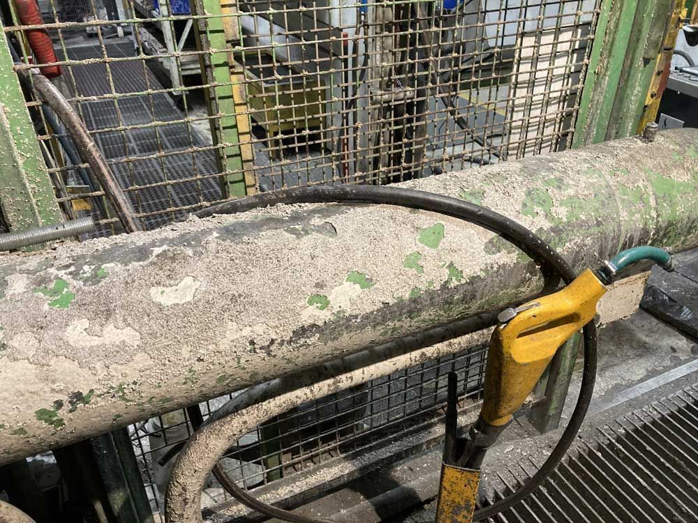 Machine cryogénisée pour être nettoyée