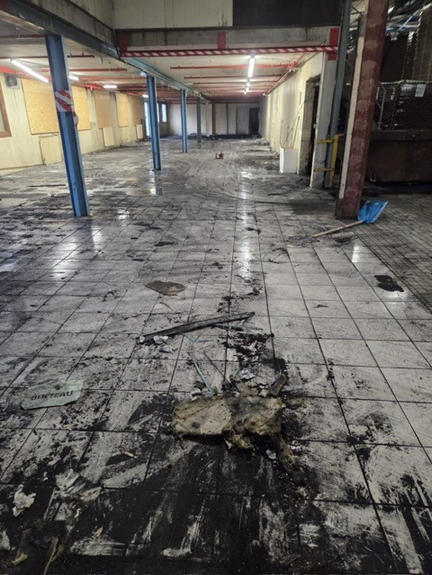 Nettoyage d’une usine après incendie à Auxonne (21130)