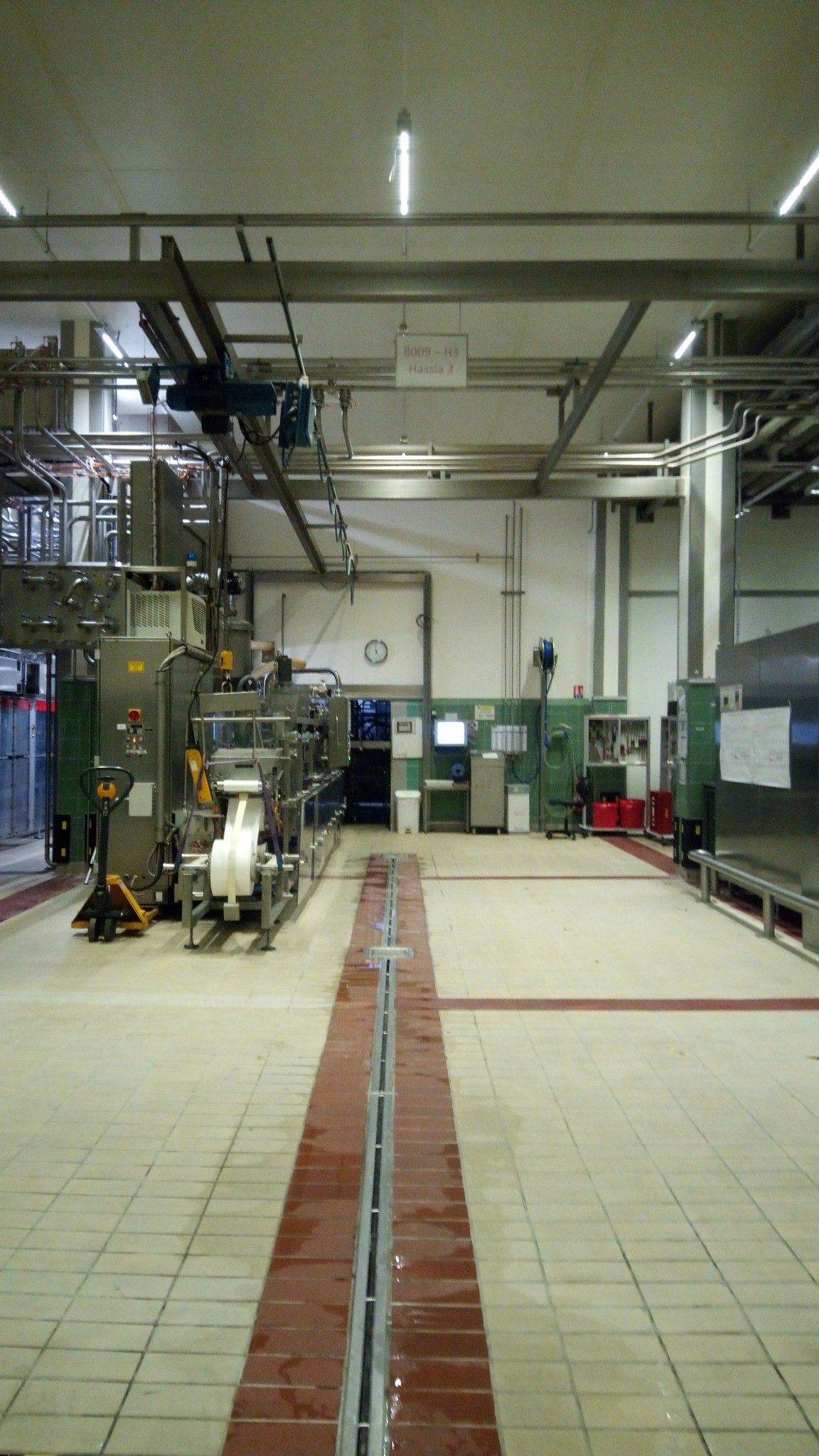 Salle intérieure des machines