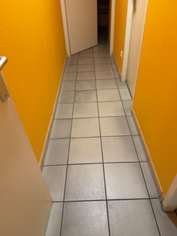 décapage de carrelage avant 