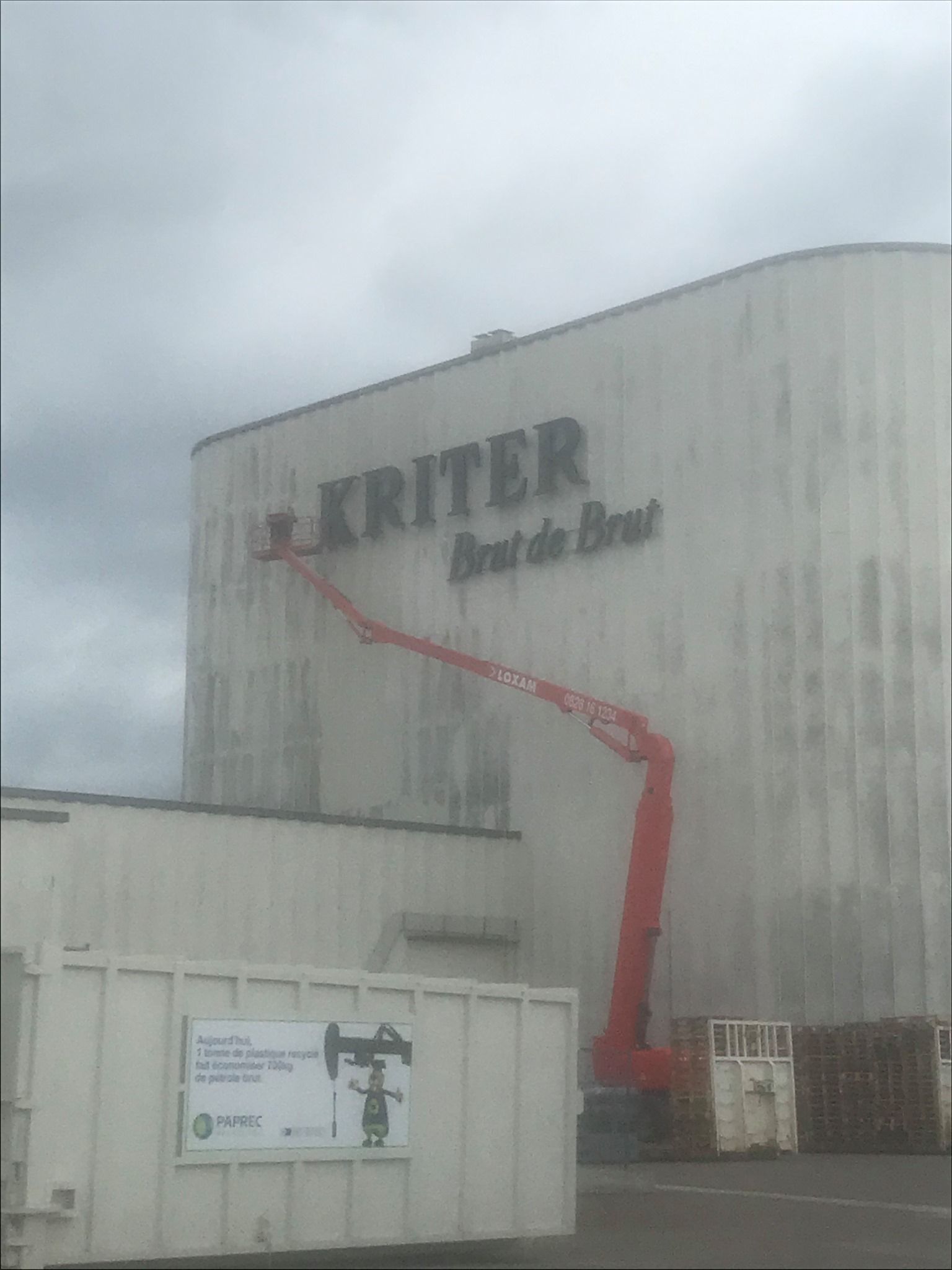 nacelle pour nettoyage de bardage beaune