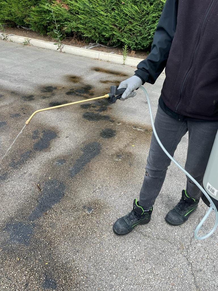 Nettoyage haute pression de parking professionnel Longvic 21600