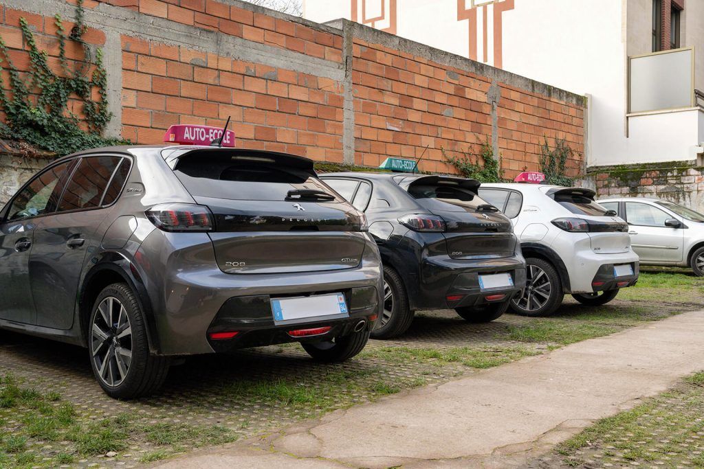 Parc automobile composé de véhicules Peugeot