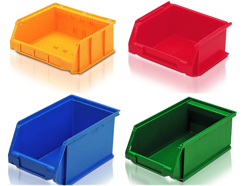 Bacs-à-Becs couleurs pour trier les pièces détachées par référence