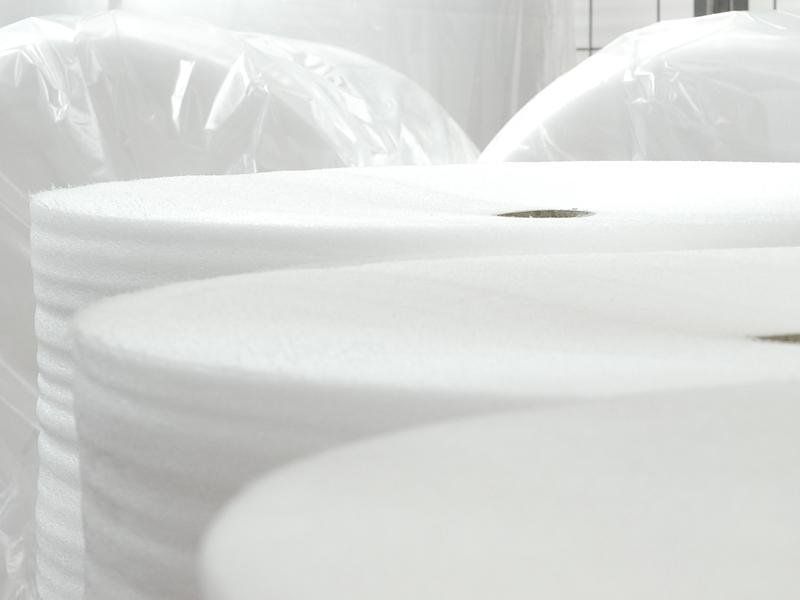 Rouleaux mousse expansée pour protection d'angles 1 à 4 mm