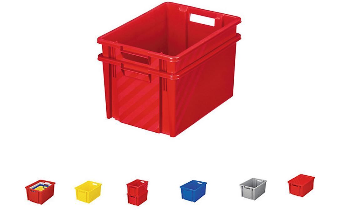 Bac manutention gerbable et emboîtable