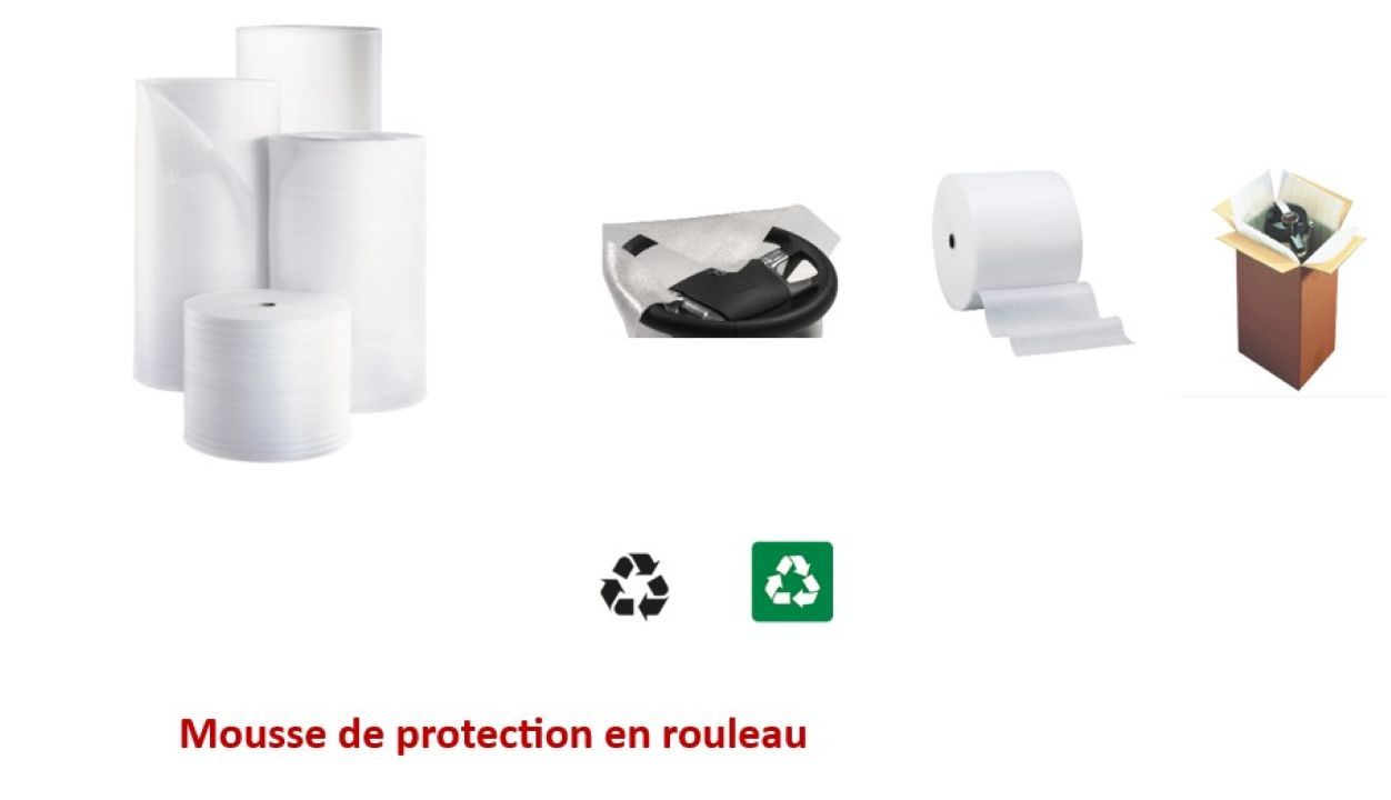 Mousse de protection en rouleau 