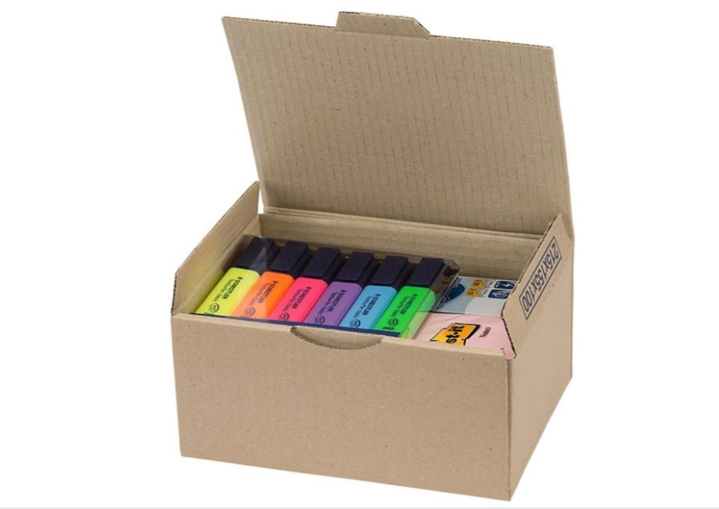 Boite carton économique pour expédition de jeux vidéos et autres