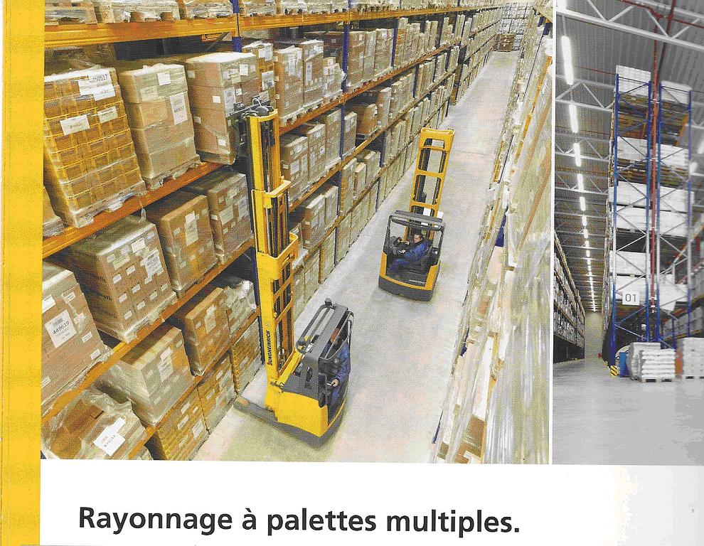 Transpalette à accès facilité