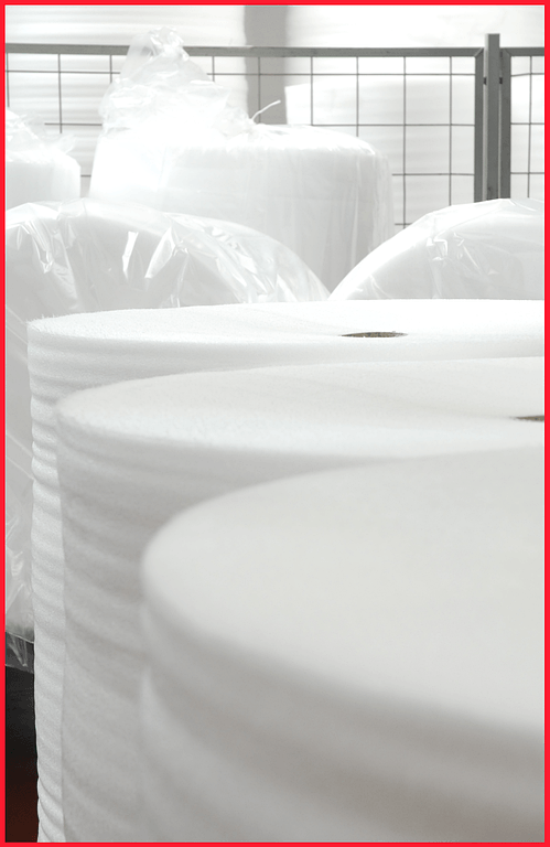 Rouleaux Mousse Expansée P.E. de 1 mm à 4 mm d'épaisseur