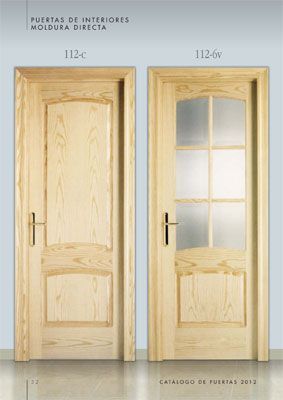 Dos puertas de madera con los números 112c y 11266 en ellas