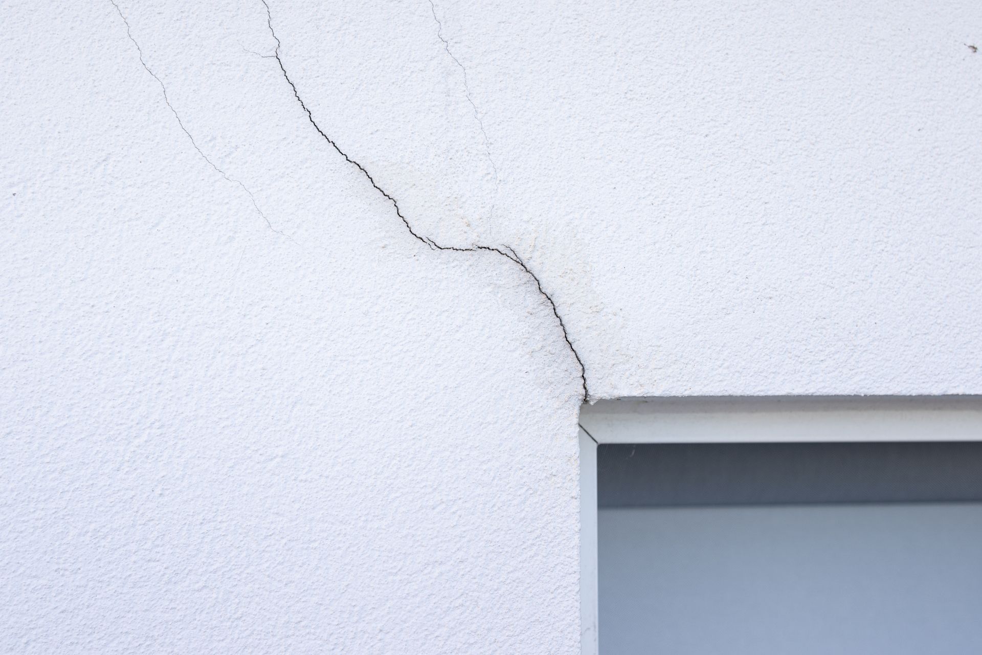 Fissure sur une façade