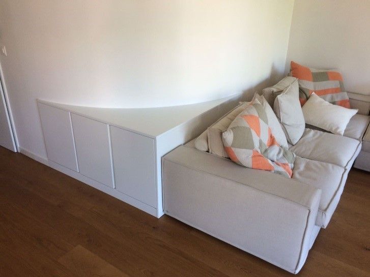 mobile per zona giorno realizzato su misura