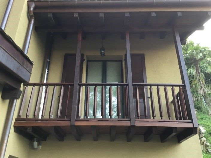 balcone in legno