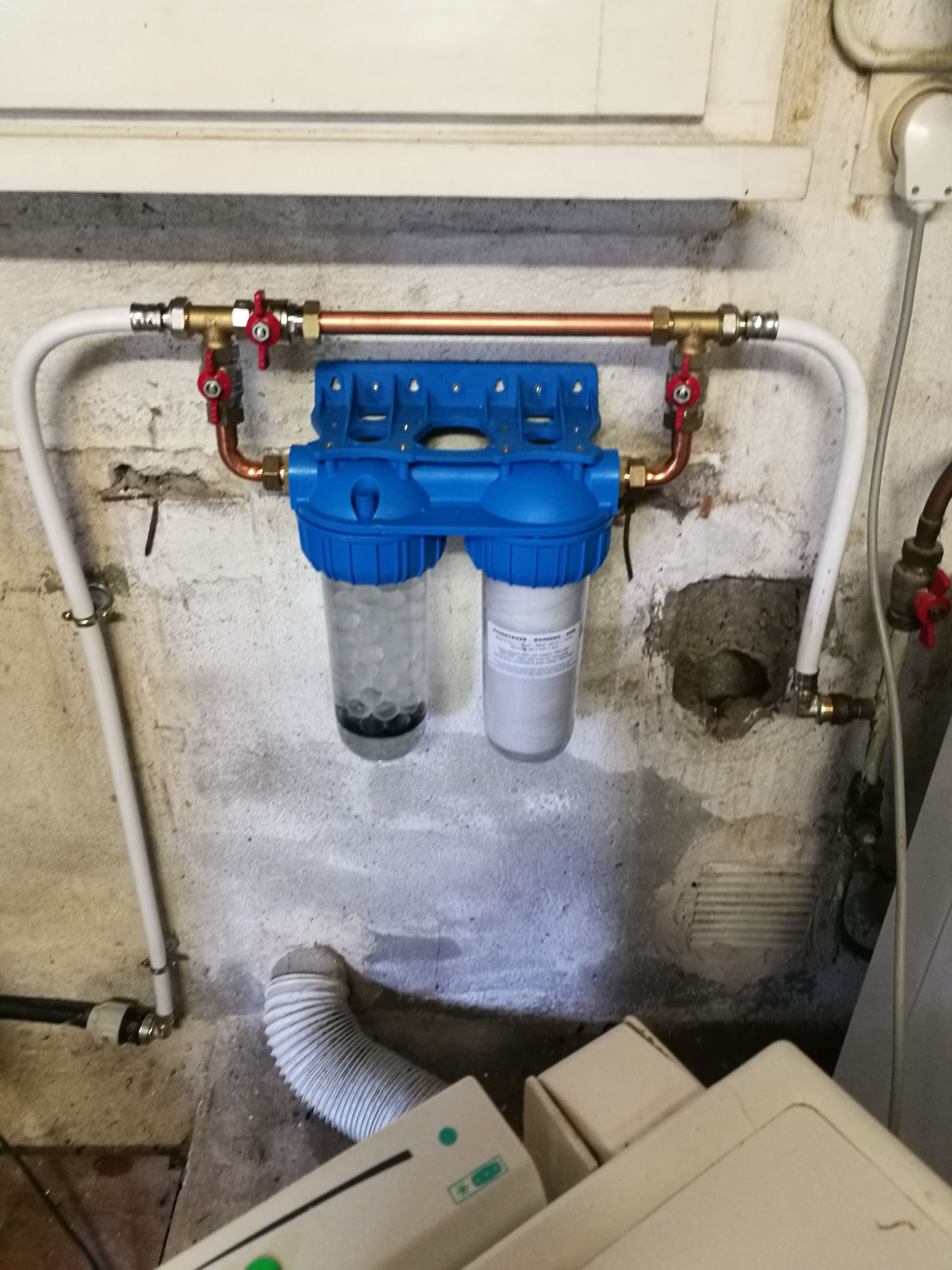 Travaux de plomberie