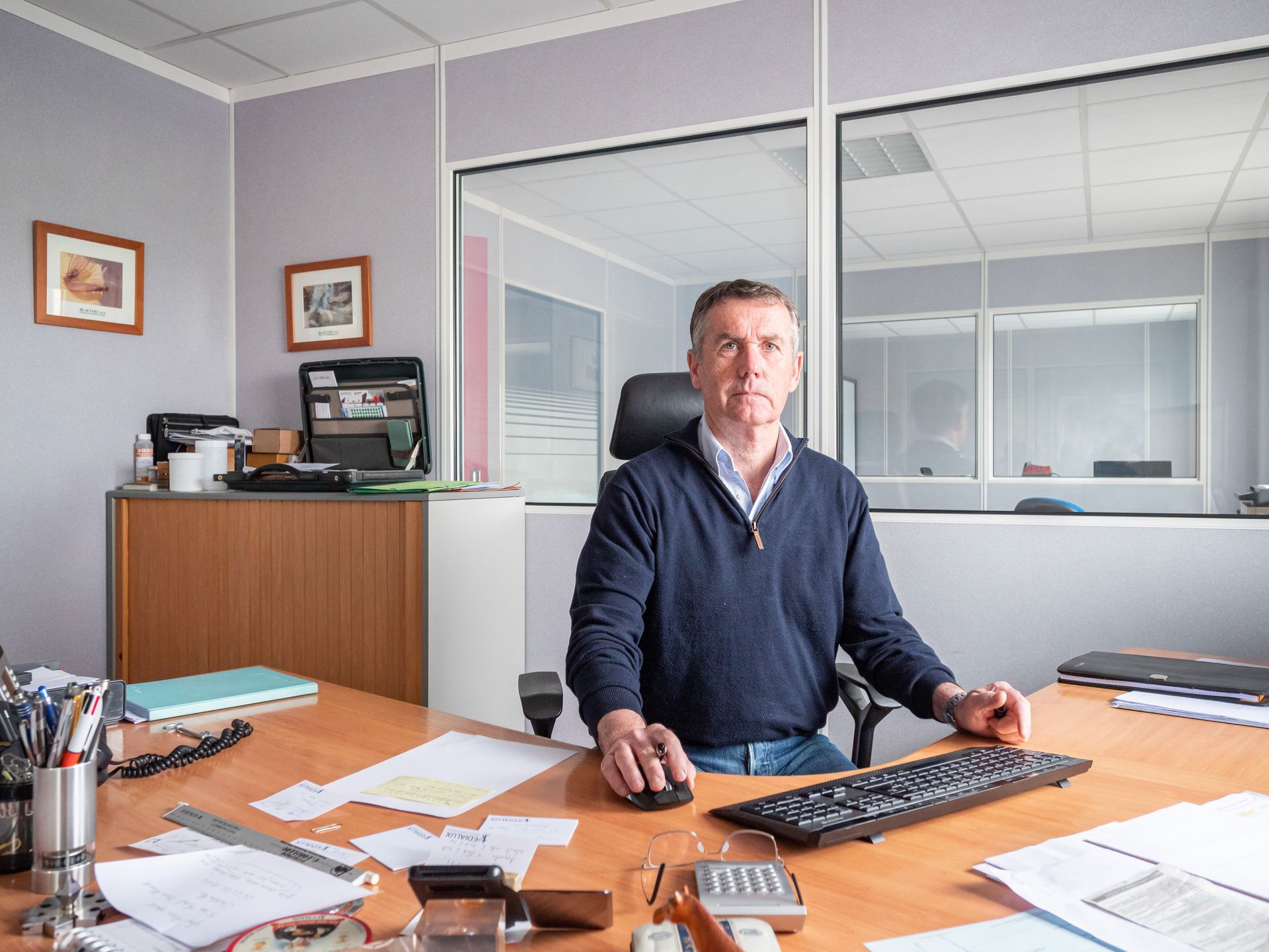 Un membre de l'entreprise Lorillou